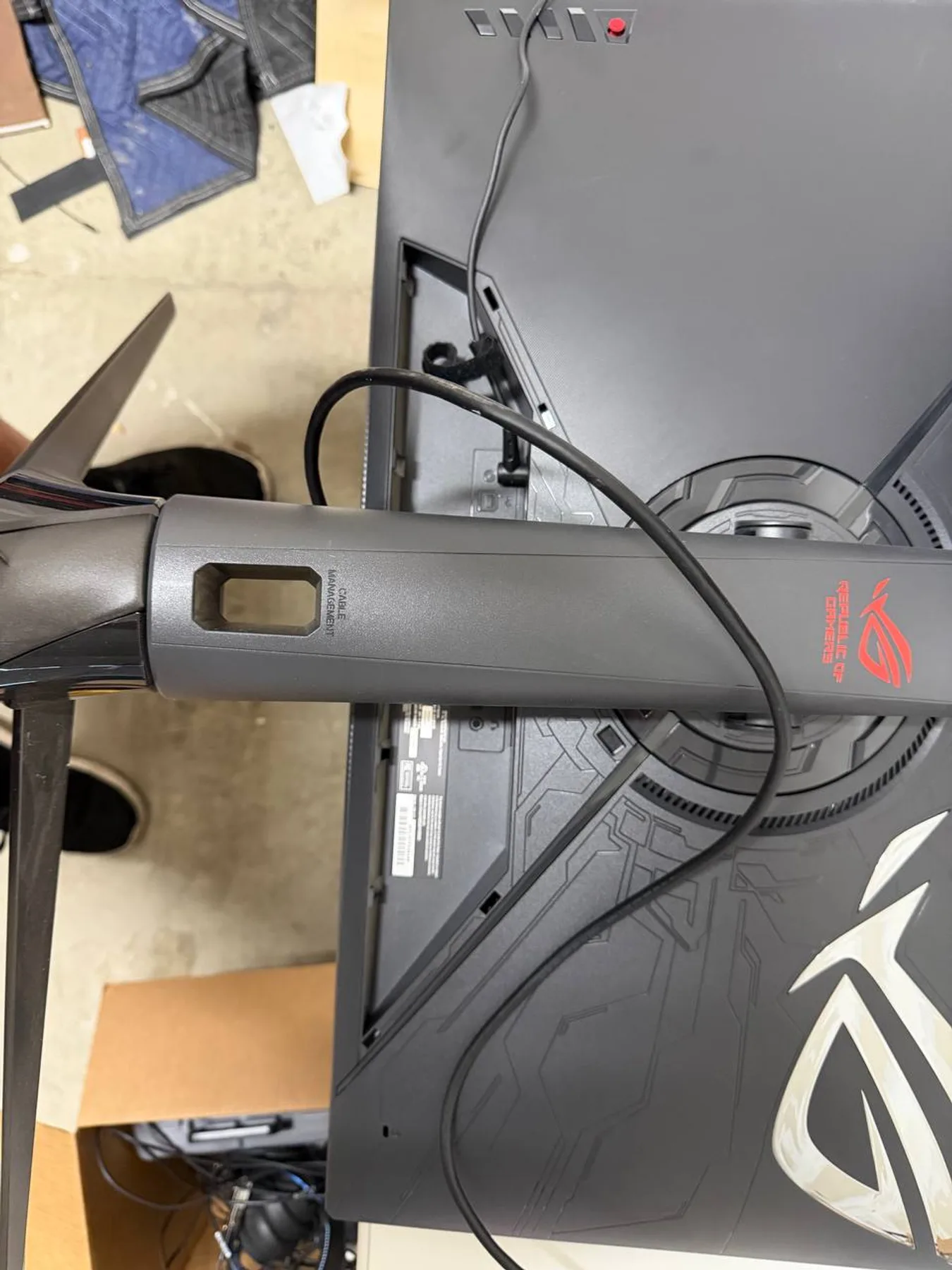 Original ASUS ROG monitor stand
