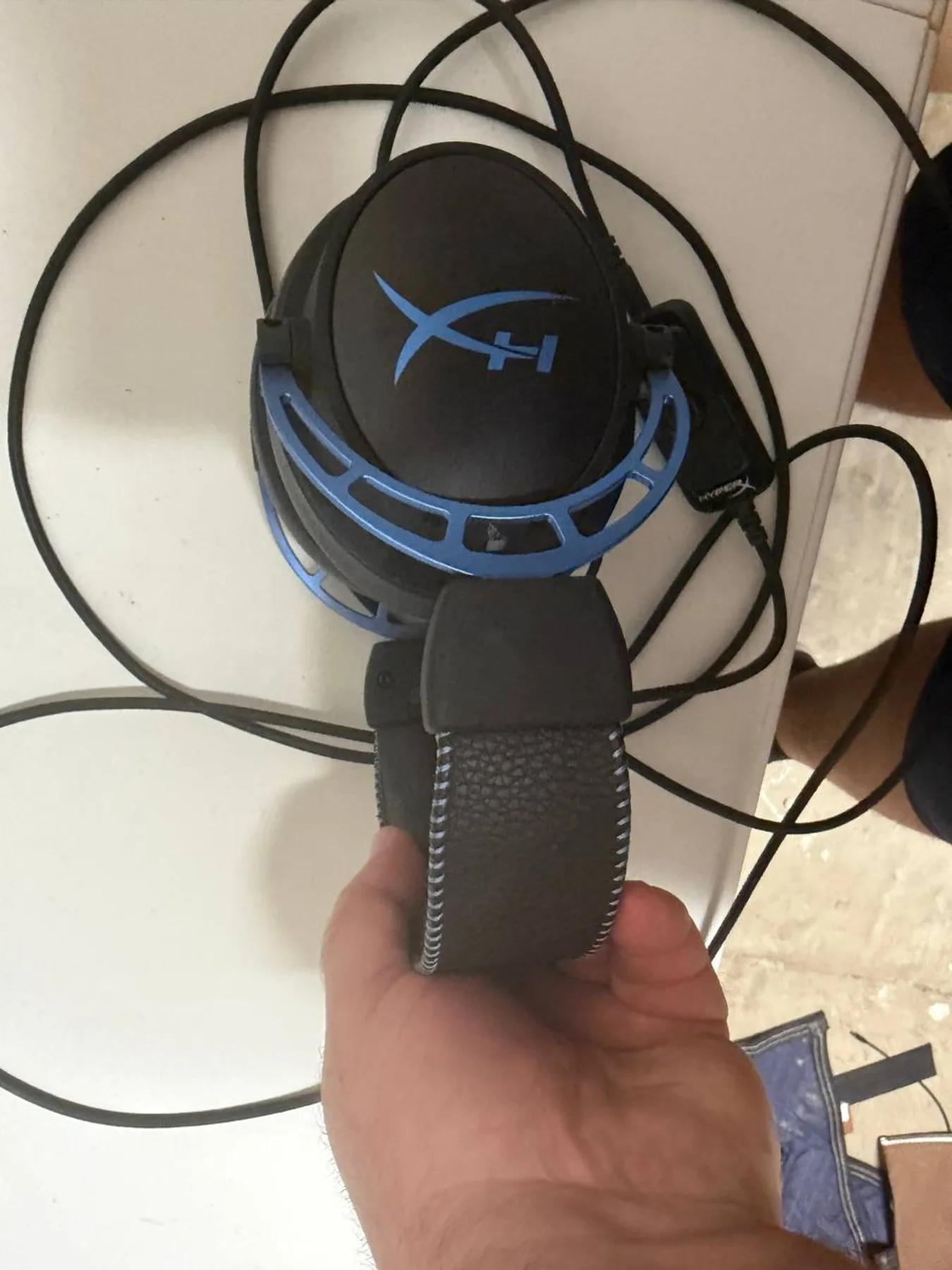Side view of HyperX Cloud Alpha S headset