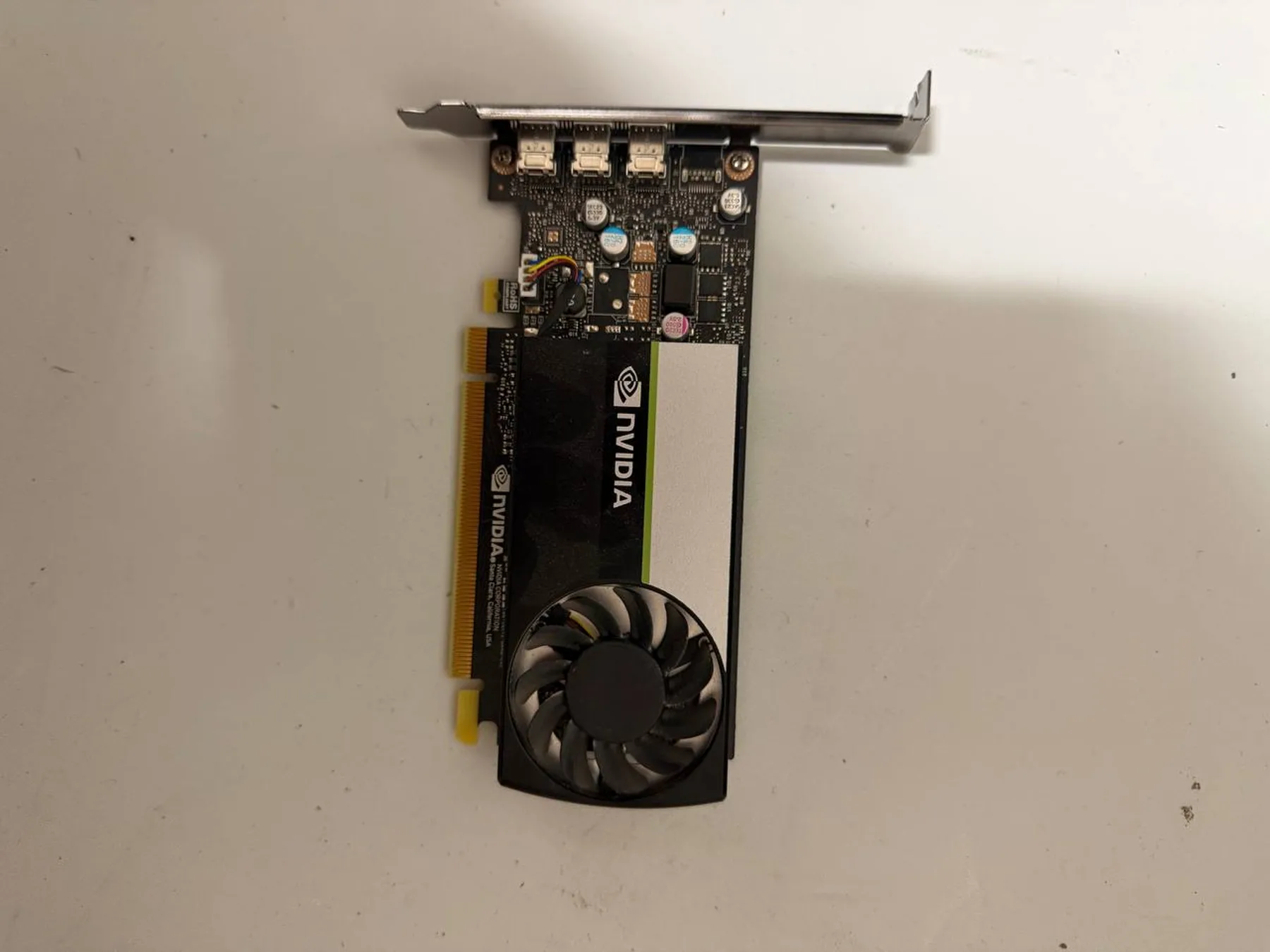 Second NVIDIA T400 4GB graphics card with full-height bracket