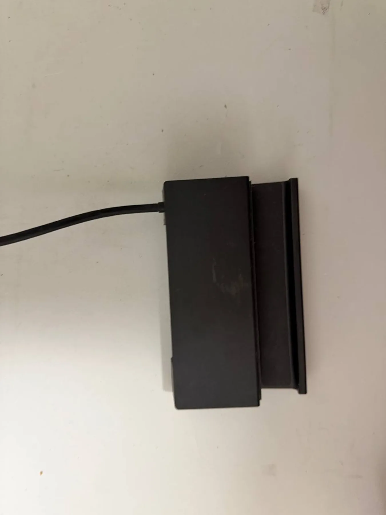 Side of Sabrent handheld gaming dock